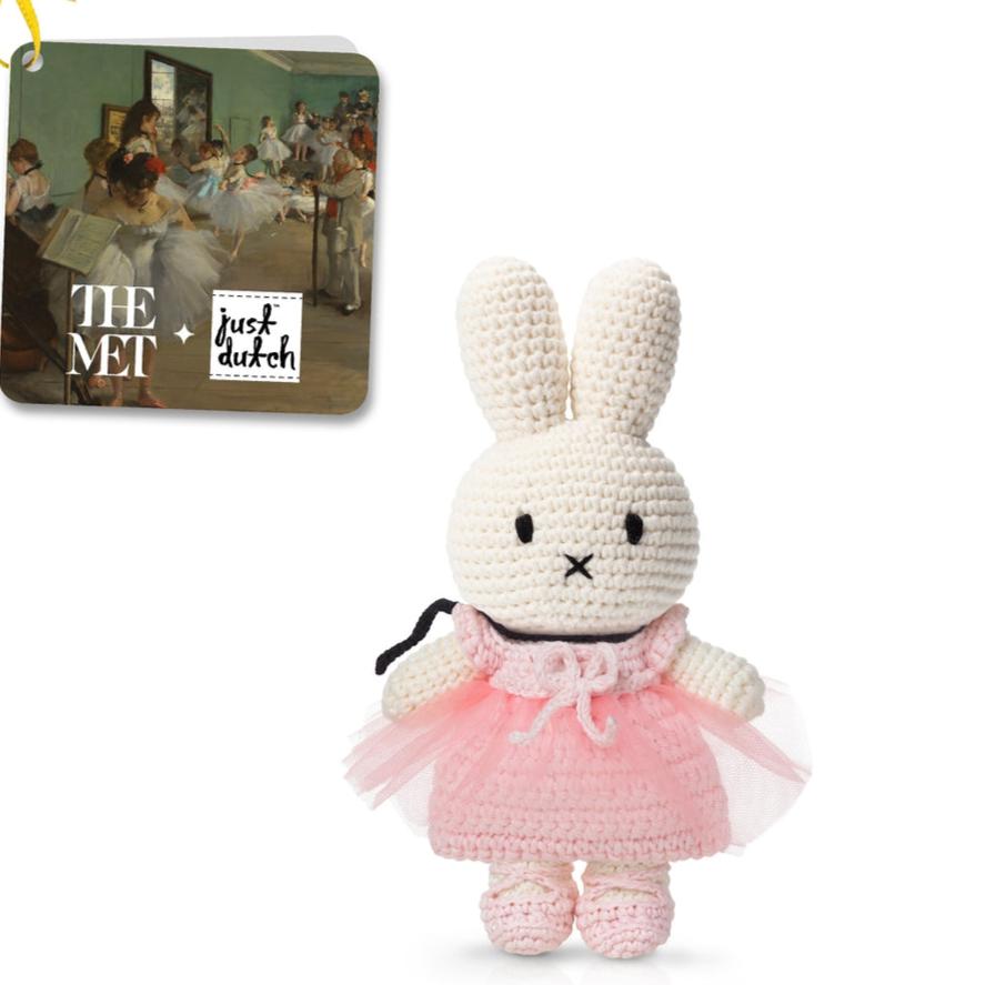 Crocheted Miffy in her Edgar Degas Inspired Ballerina Dress