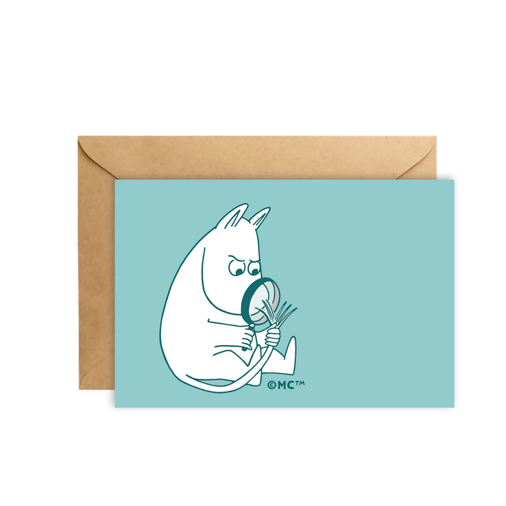 Official Moomin Mini Greeting Card - Curious Tail – zillymonkey