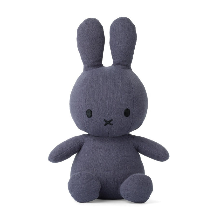Miffy Sitting Plush Mousseline Faded Blue