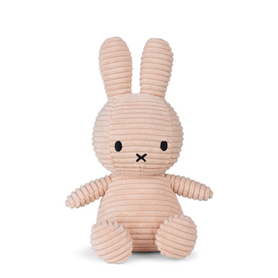 Miffy Sitting Corduroy Misty Rose