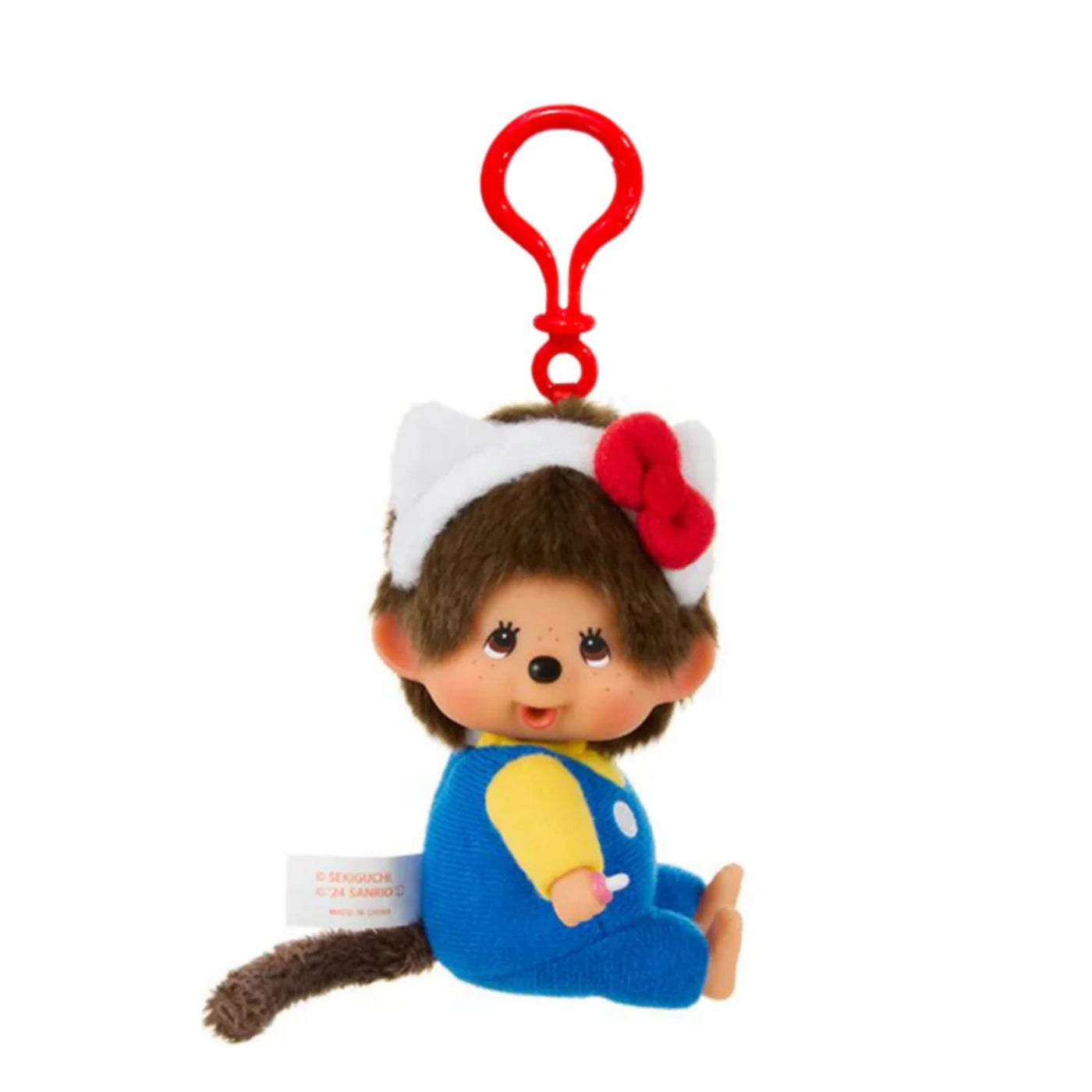 Monchhichi x Hello Kitty Sitting Keychain Charm