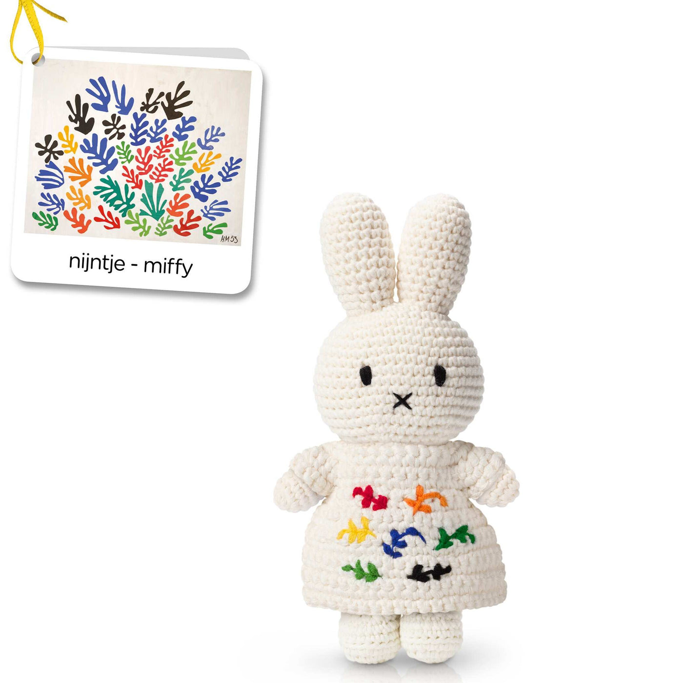 Crocheted Miffy in Henri Matisse Inspired Dress