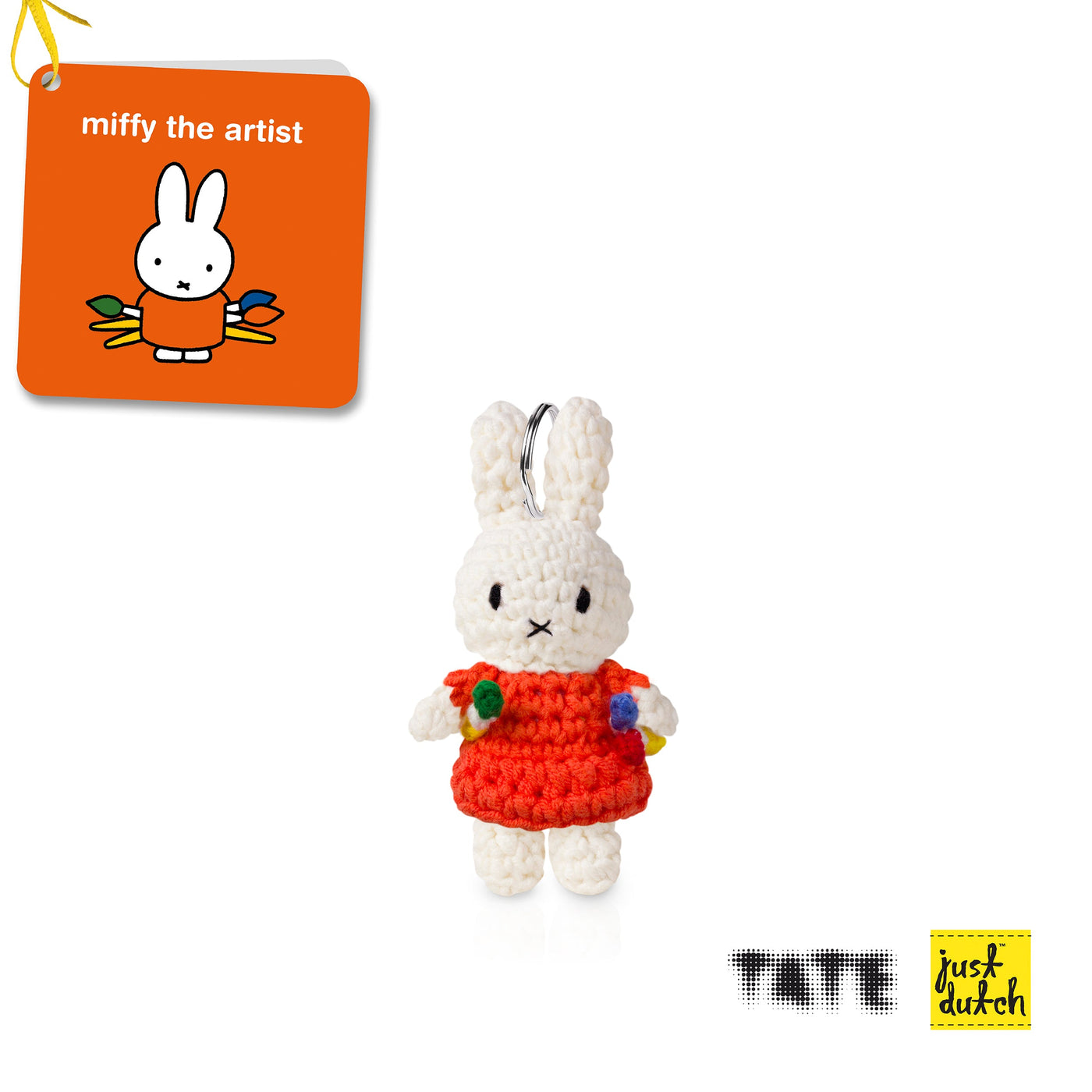 Crocheted Miffy Keychain Artist