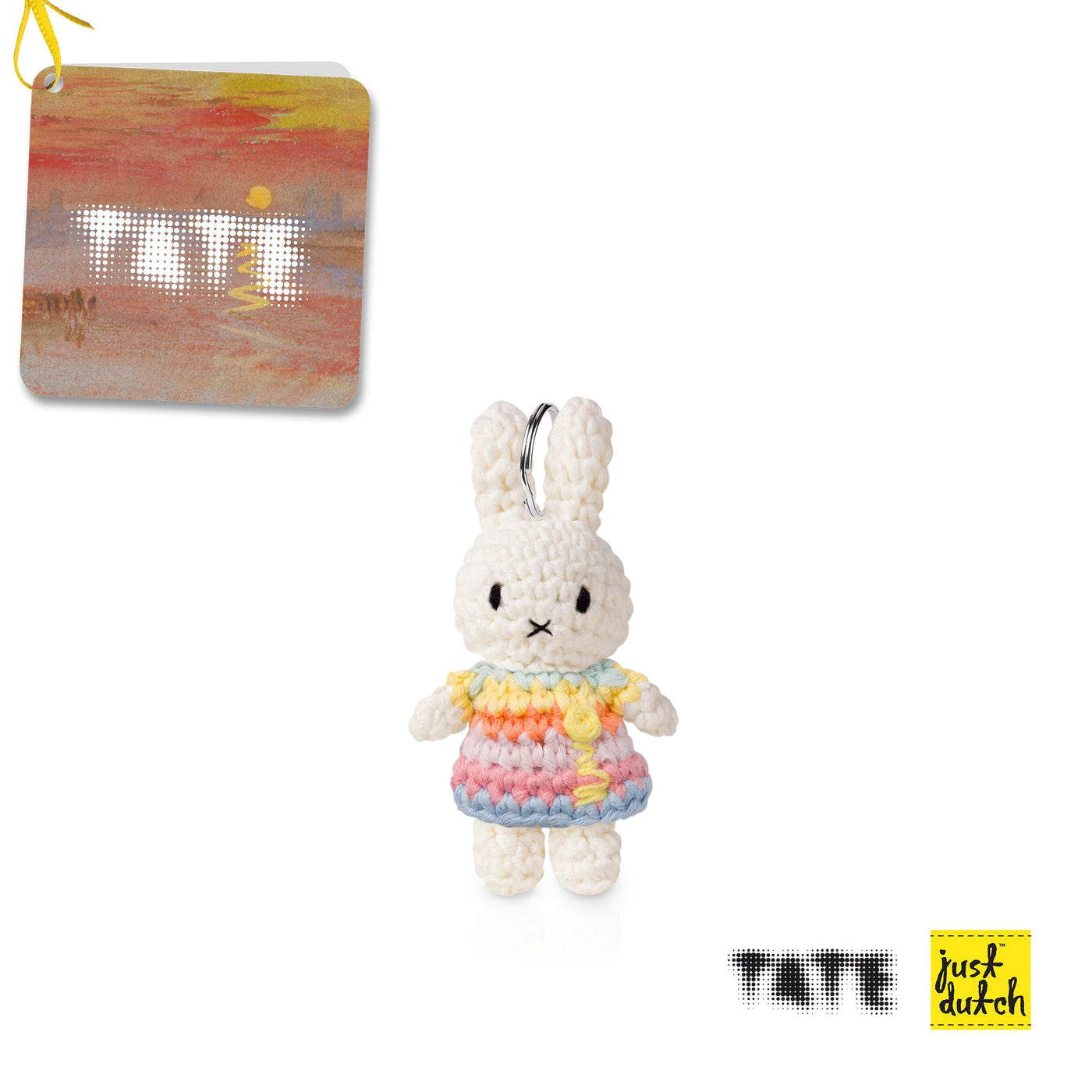 Crocheted Miffy Keychain Turner
