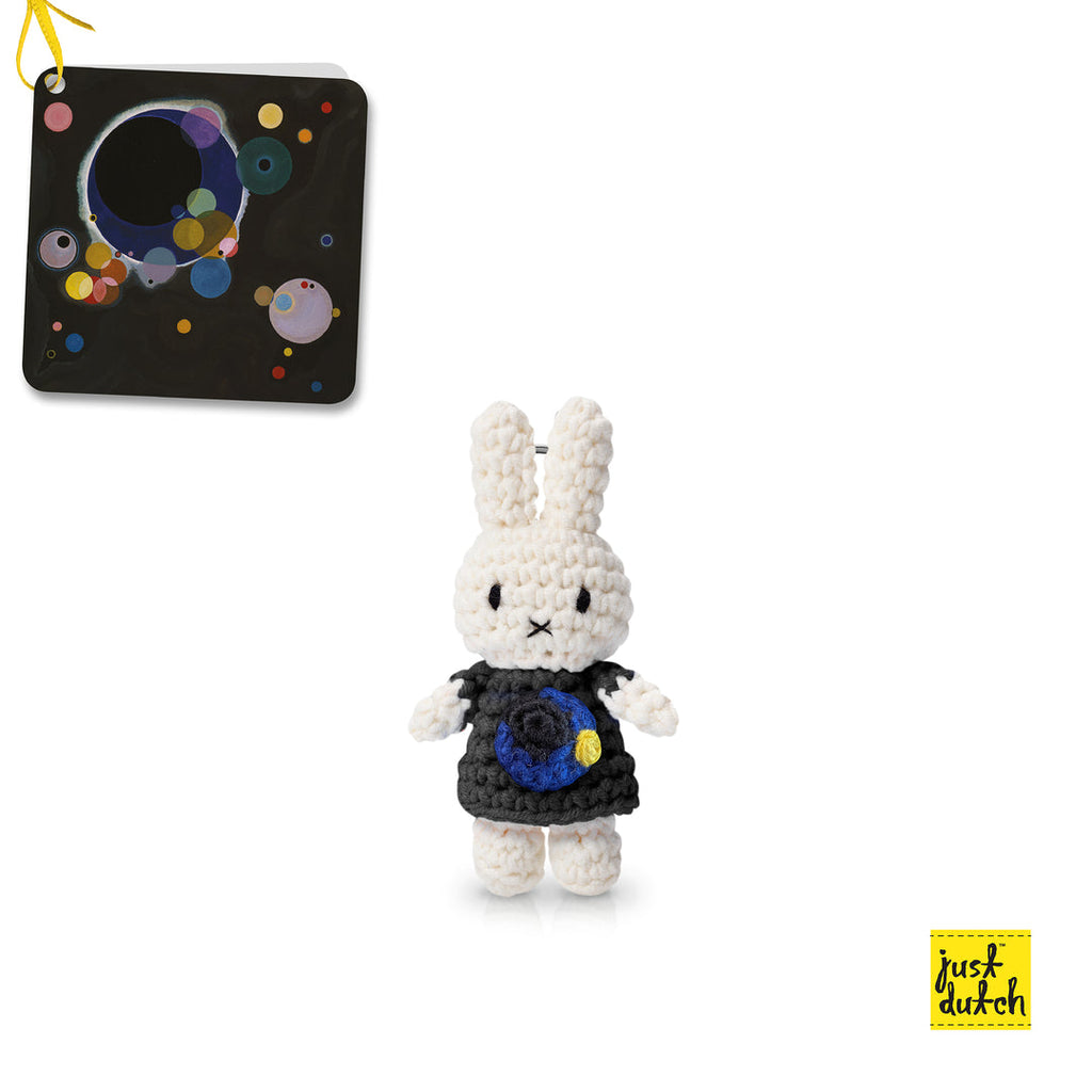 Crocheted Miffy Keychain - Kandinsky – zillymonkey