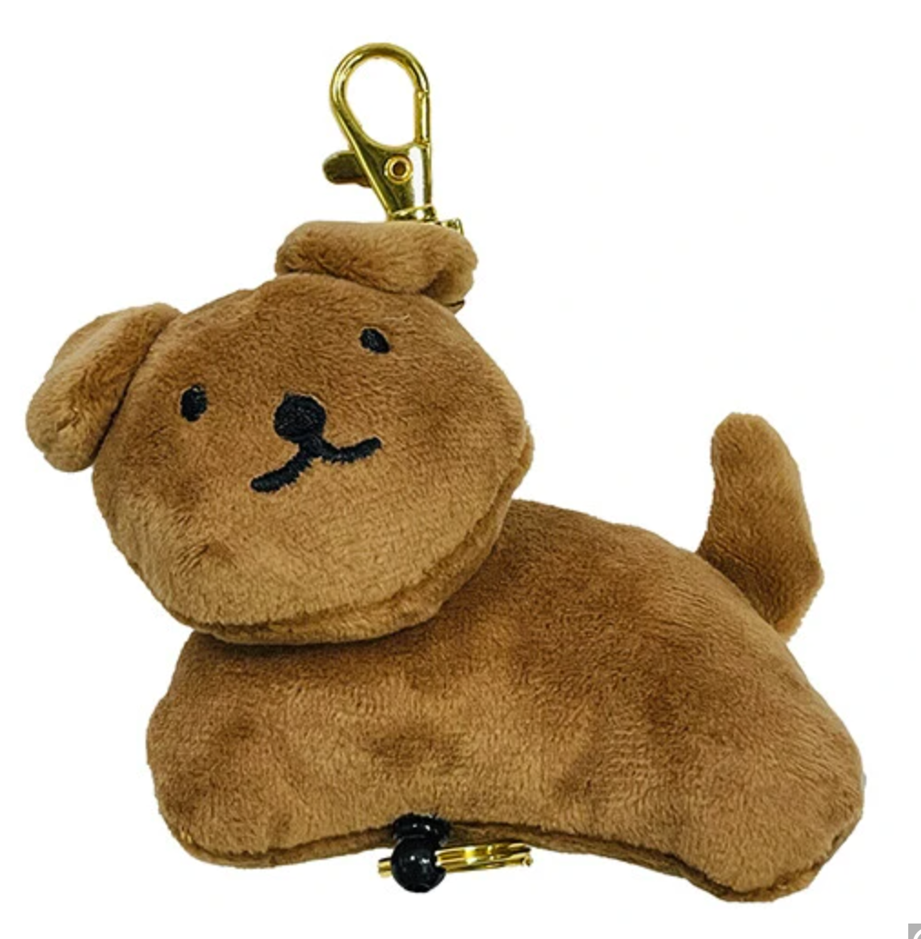 Snuffy Plush Key Chain with Cable Reel