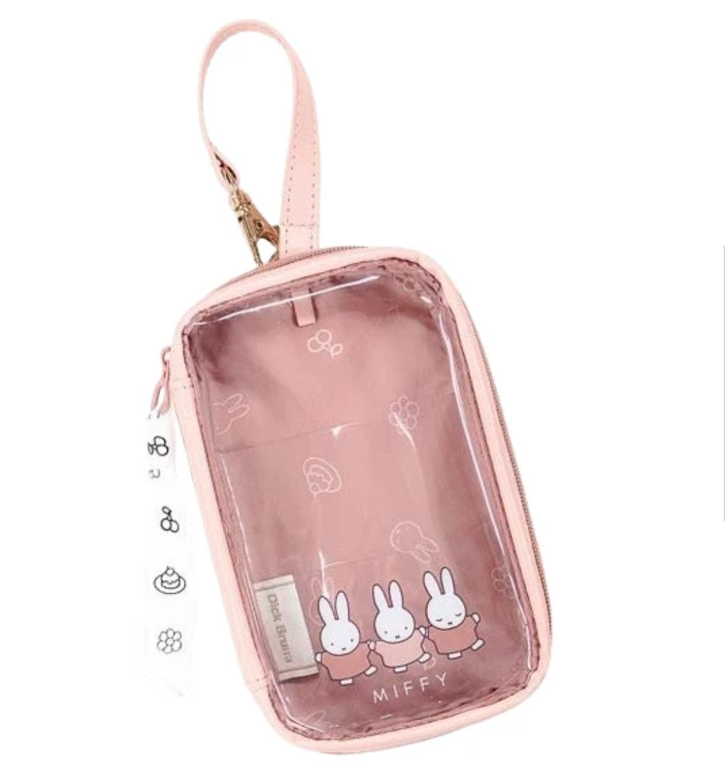 Miffy Clear Front Zipper Pouch