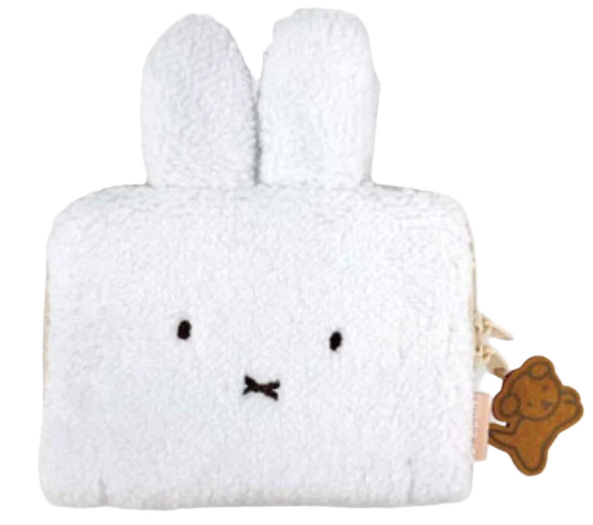 Miffy Fluffy Face Full Zip Pouch