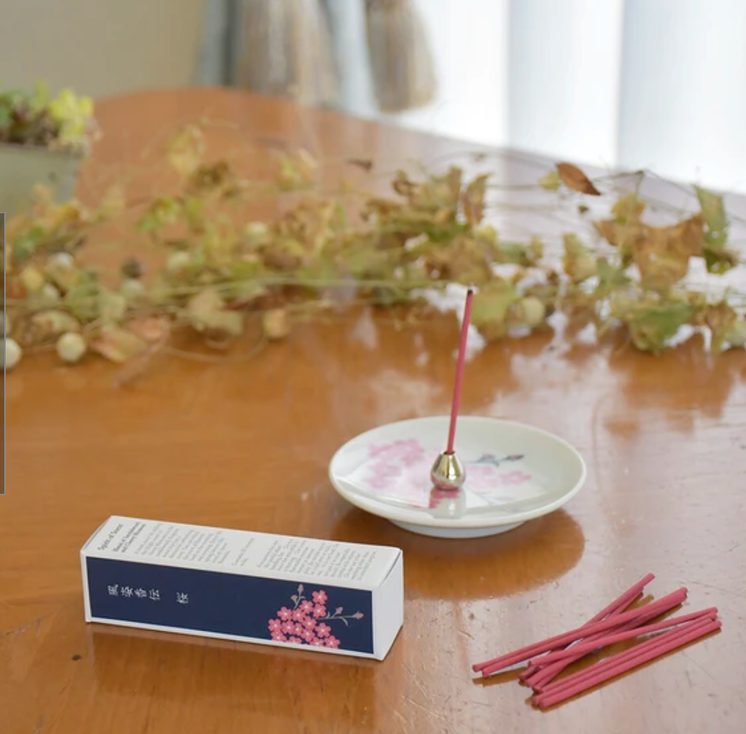 Cherry Blossom Incense with Stand