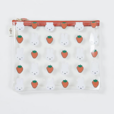 Miffy Strawberry Clear Pouch