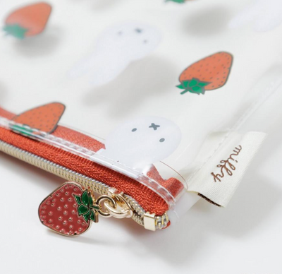 Miffy Strawberry Clear Pouch