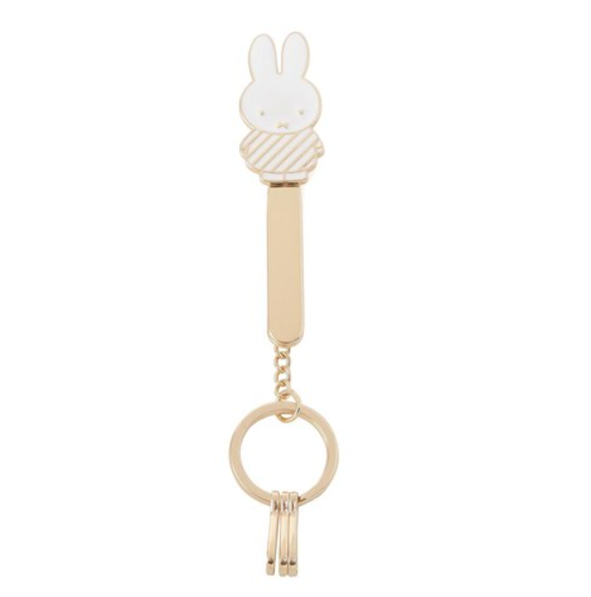 Miffy Gold Shirt Bag Clip Keychain