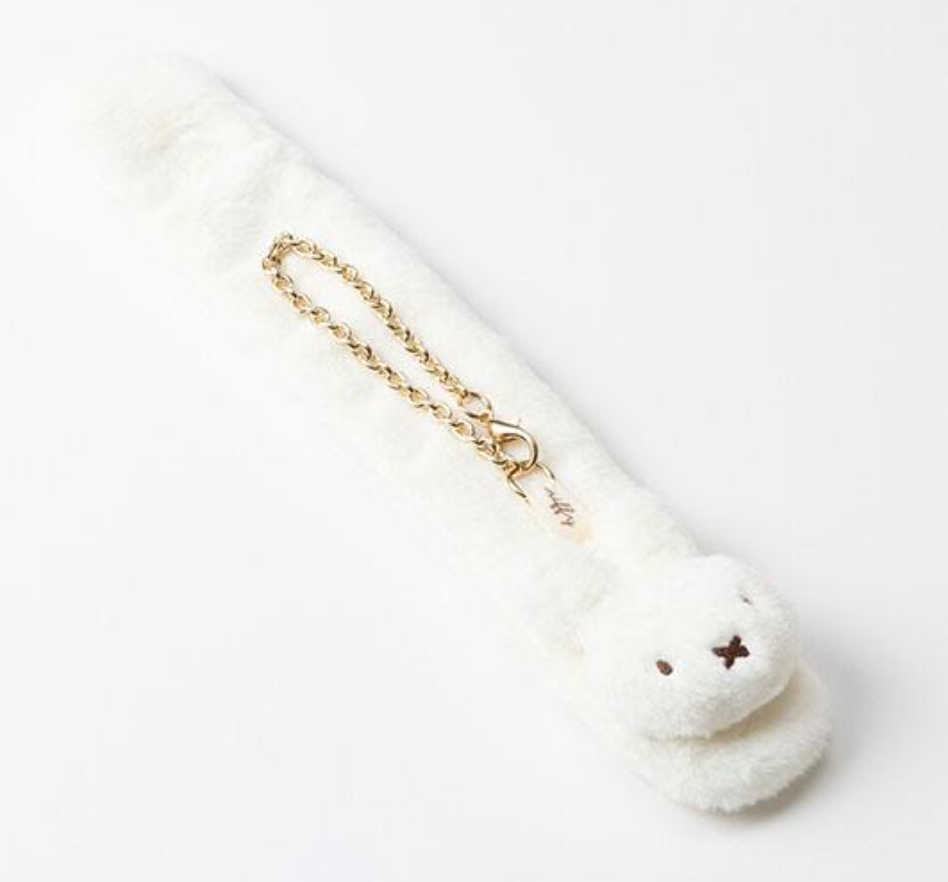 ひっちゃん品　クレンザー白 Miffy Fluffy Snap Band Keychain – zillymonkey