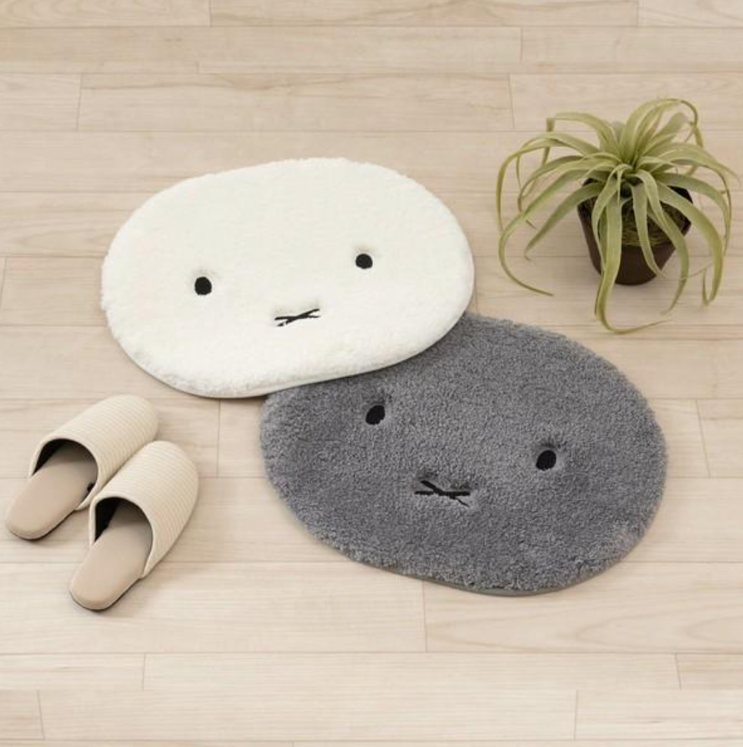 Miffy Face Oval Bath Mat