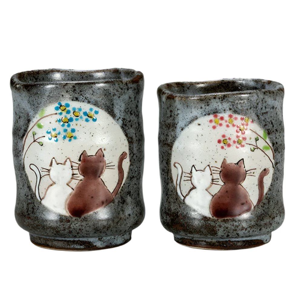 Japanese Cat Teacup Gift Set