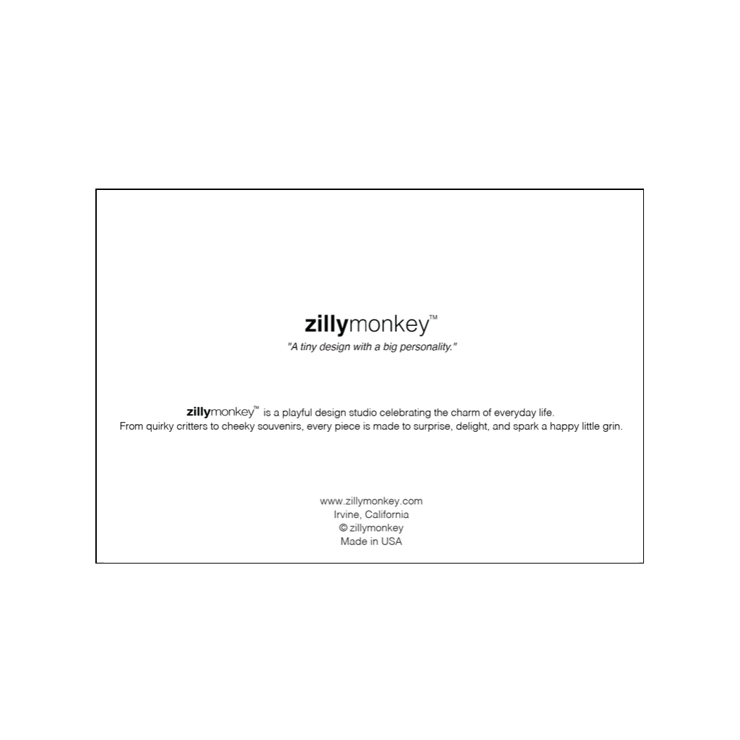 ZillyTales Card - Miss You - One Mile Away One Extra Zoomie