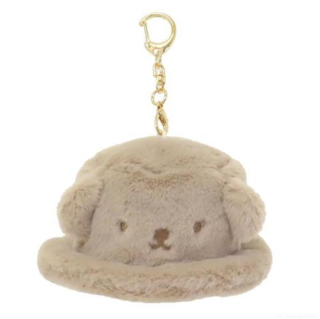 Boris Soft Fluffy Fur Charm Keychain