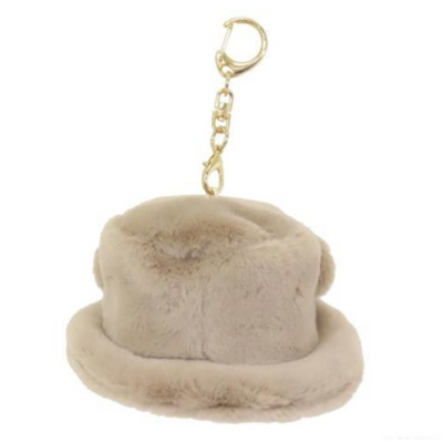 Boris Soft Fluffy Fur Charm Keychain