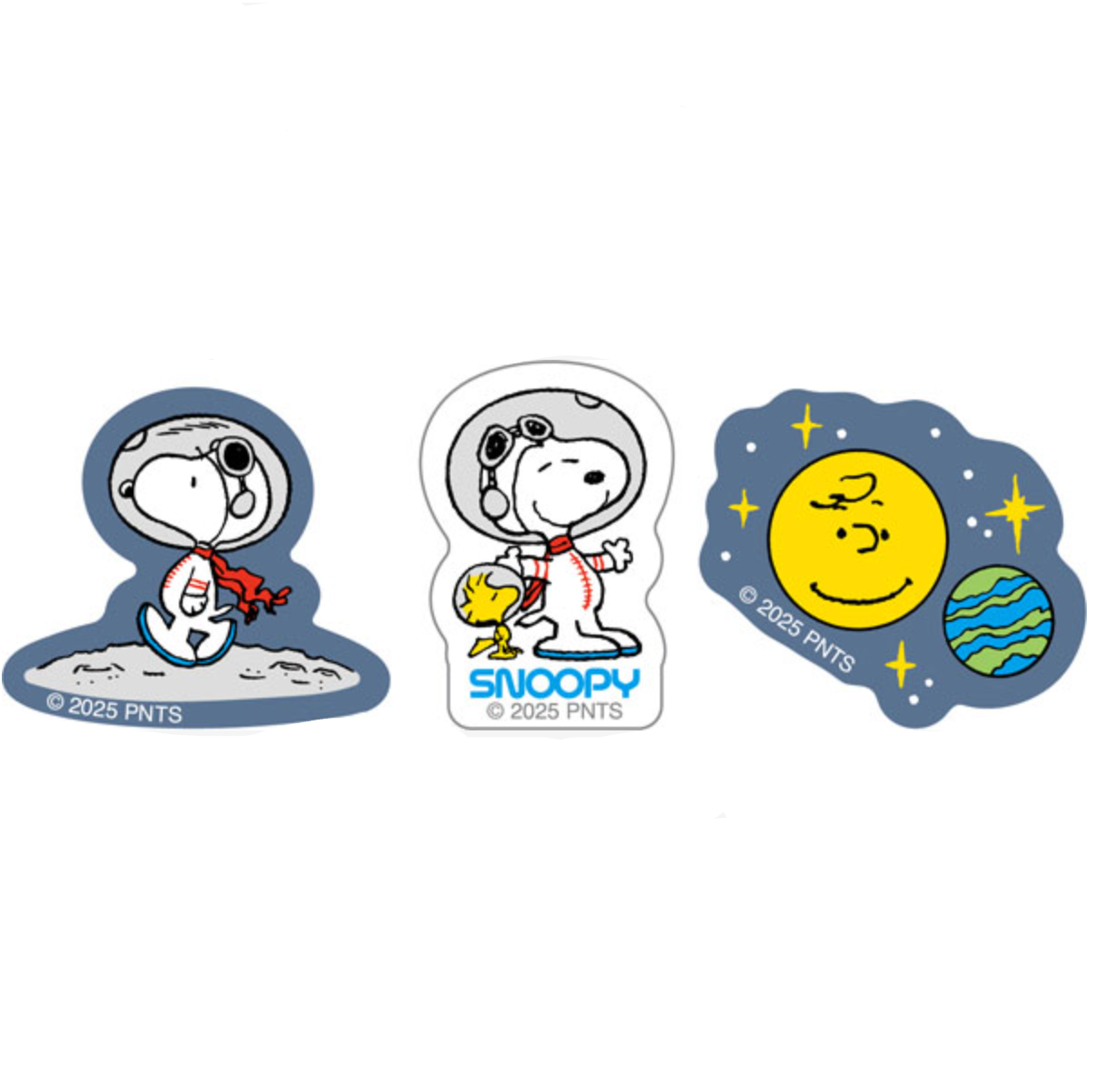 Snoopy Space Glow in the Dark Phone Stickers