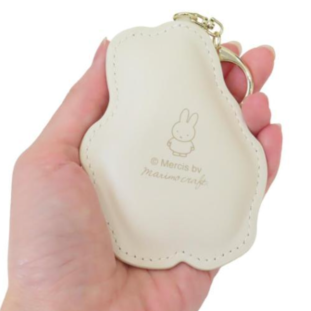 Miffy Checkers Puffy Keychain Bag Charm