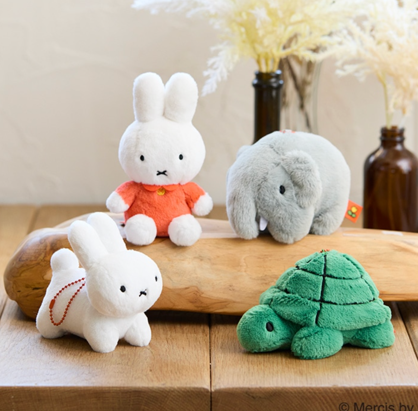 Miffy Classic Sitting Plush Keychain Charm