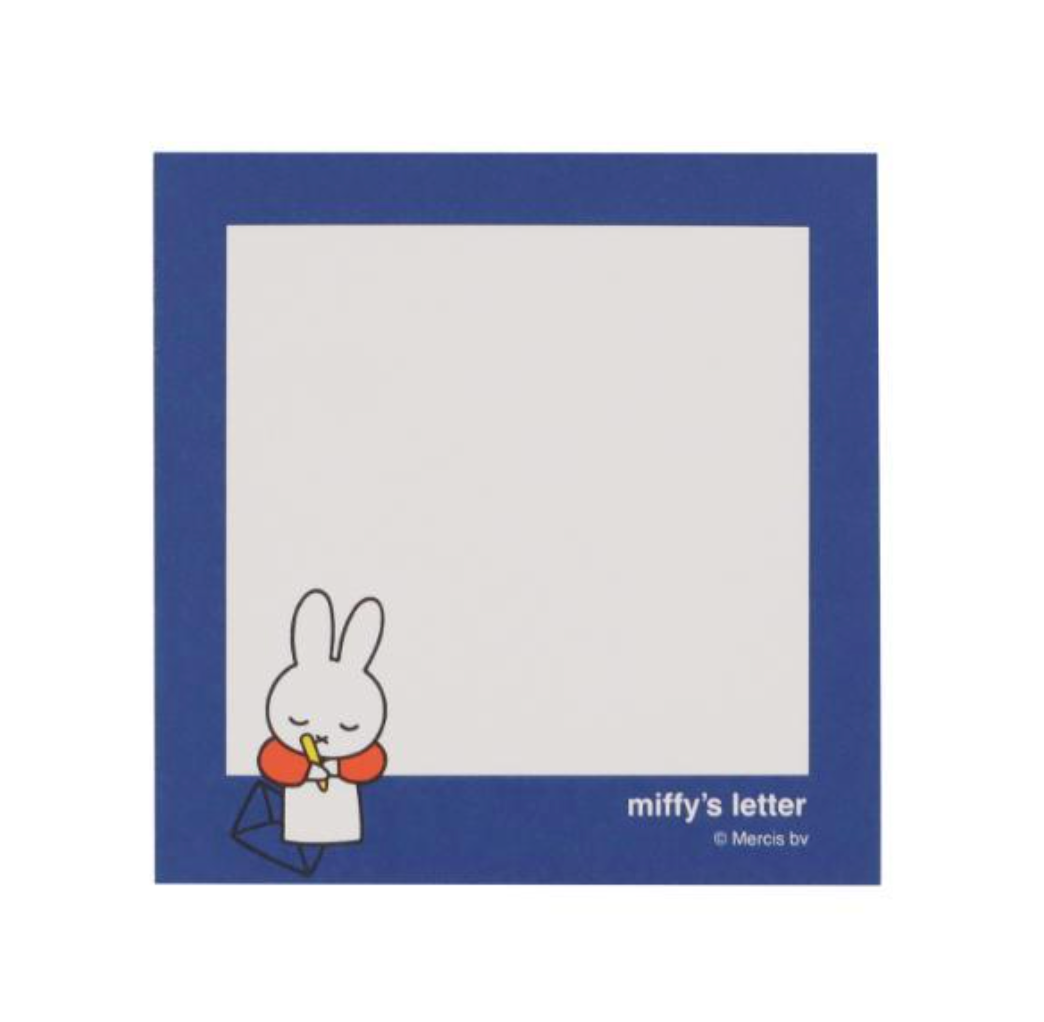 Miffy Square Notepad - Miffy's Letter