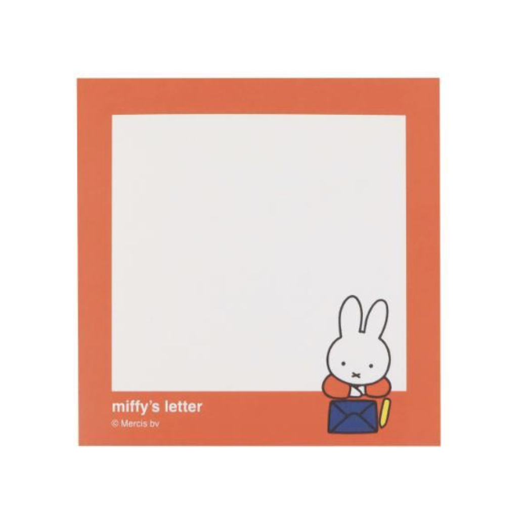 Miffy Square Notepad - Miffy's Letter – zillymonkey