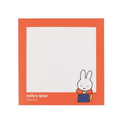 Miffy Square Notepad - Miffy's Letter