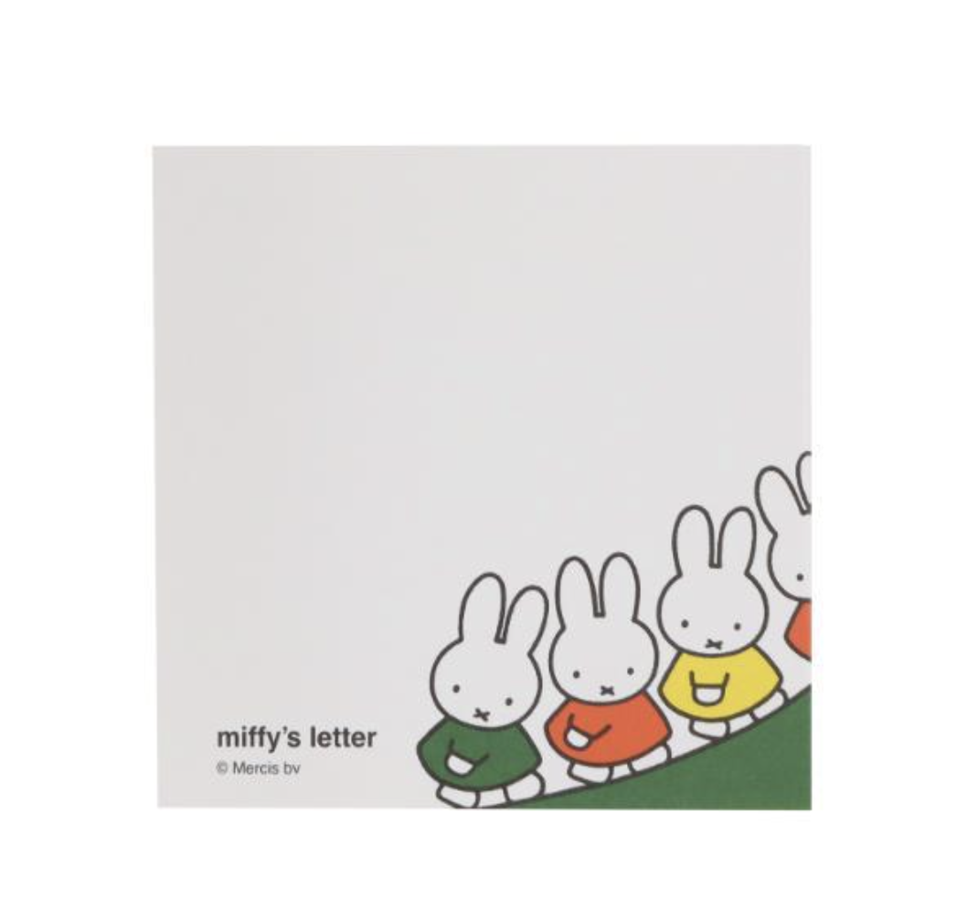Miffy Square Notepad - Miffy's Letter – zillymonkey