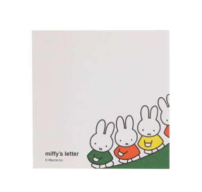 Miffy Square Notepad - Miffy's Letter