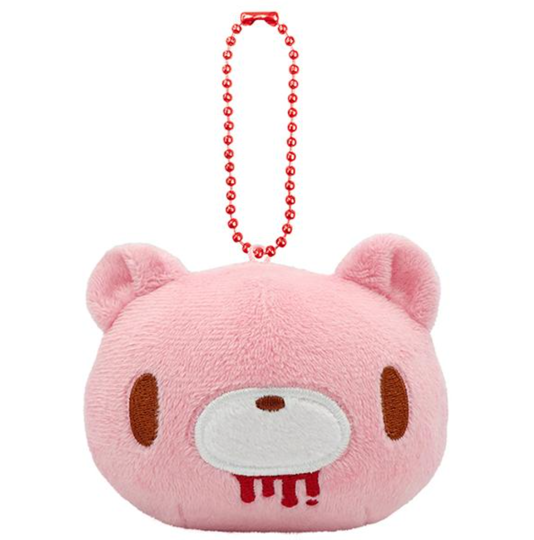 Gloomy Bear Head Charm Keychain