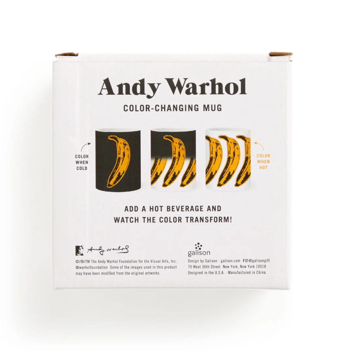 Warhol Banana Color Changing Ceramic Mug