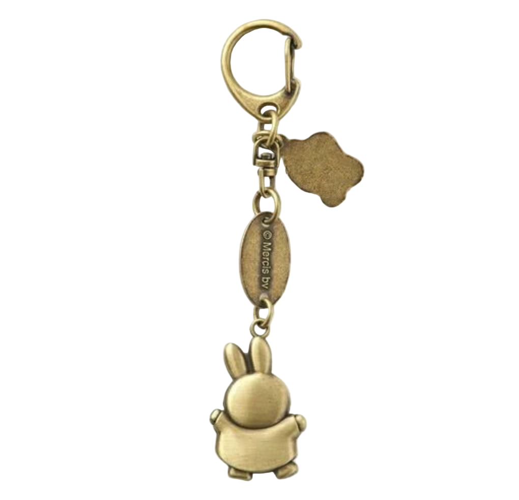 Miffy Snuffy Metal Charm Keychain