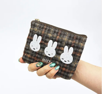 Miffy Checkers Zipper Pouch