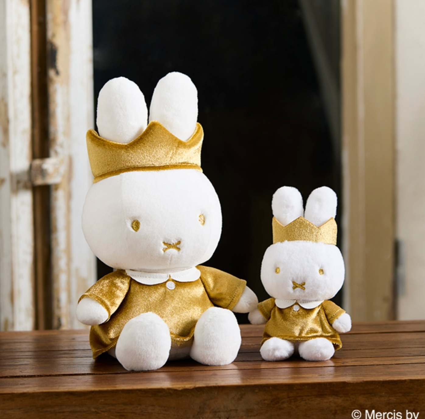 Miffy 70th Year Special Edition Gold Keychain Charm
