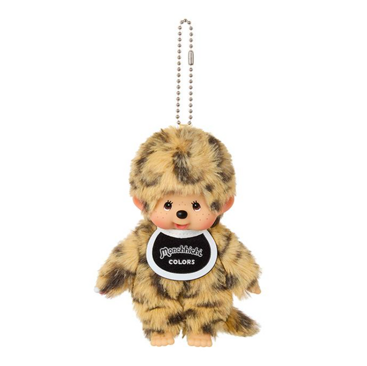 Monchhichi Boy Leopard Print Keychain Bag Charm – zillymonkey