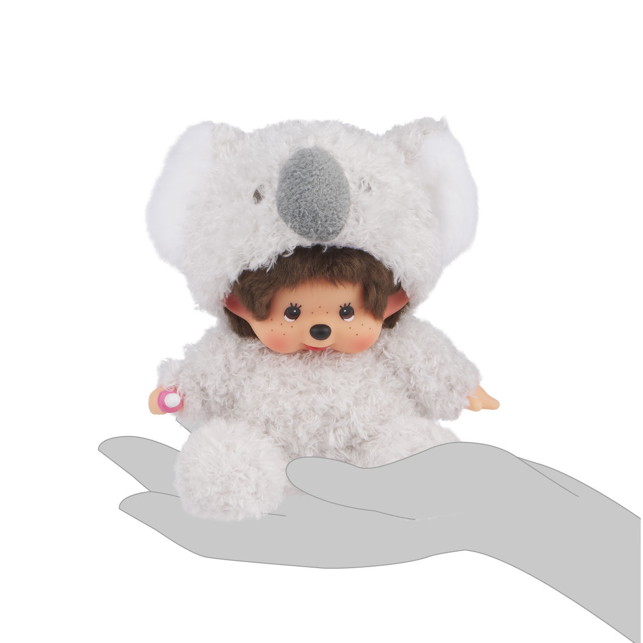 Monchhichi Sitting Fluffy Koala Plush