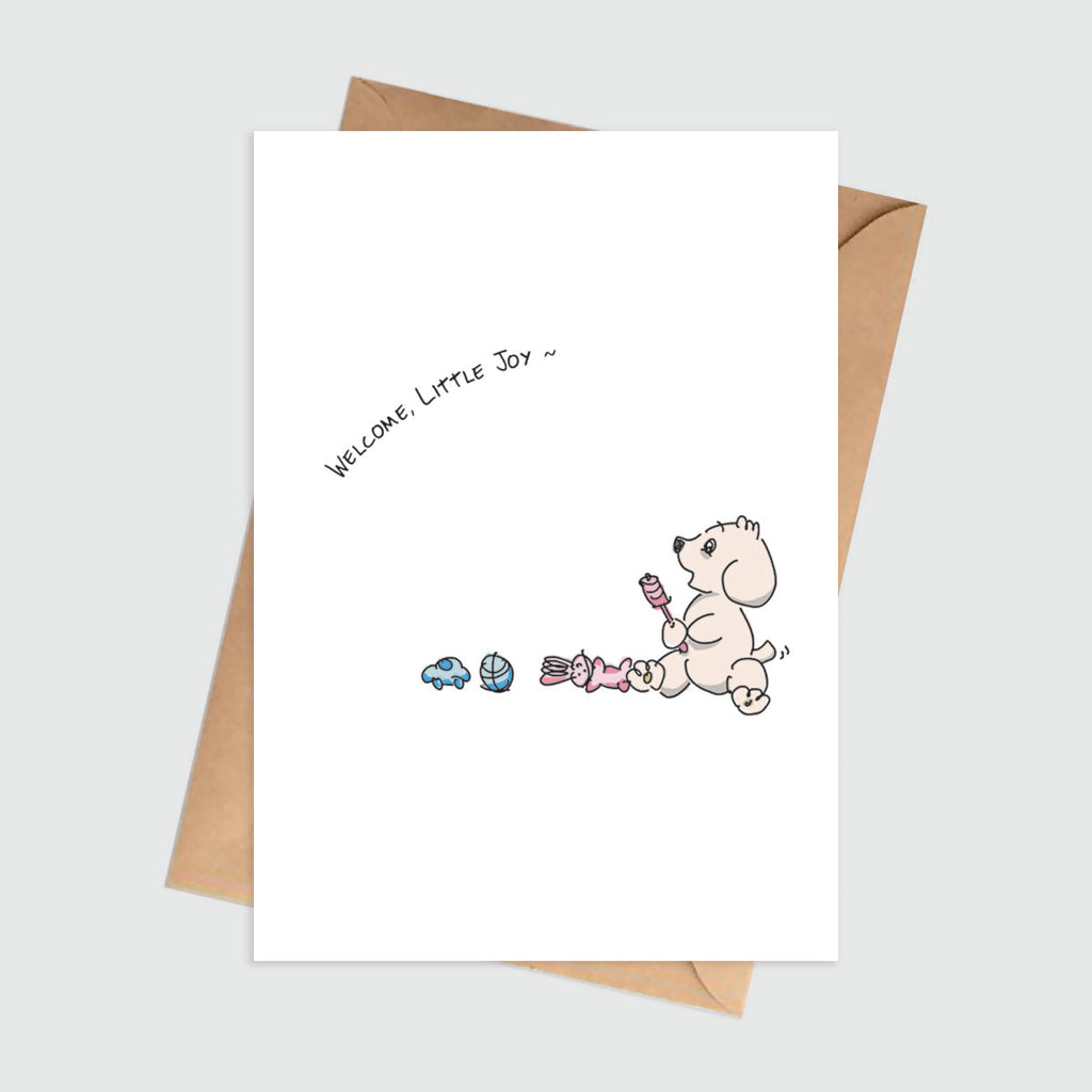 New Baby Baby Shower Card | ZillyTales Welcome Little Joy