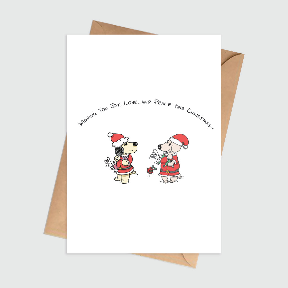 Every Holiday Is Better With Love Inside It Christmas Card