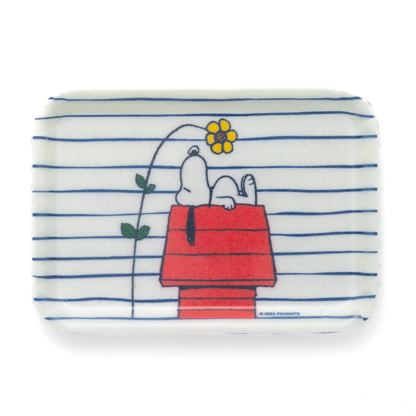 Peanuts Doghouse Flower Vintage Tray