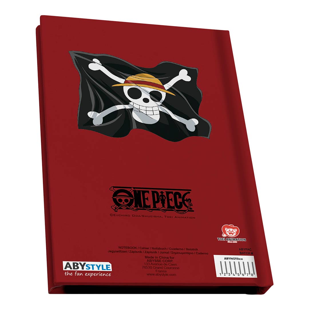 One Piece Monkey D.Luffy Red Gift Set Mug, Notebook Keychain