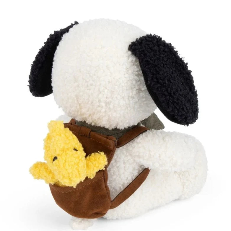 Peanut Snoopy with Woodstock in Backpack Plush