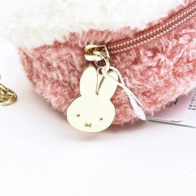 Miffy Fluffy Cupcake Zipper Pouch Bag Charm