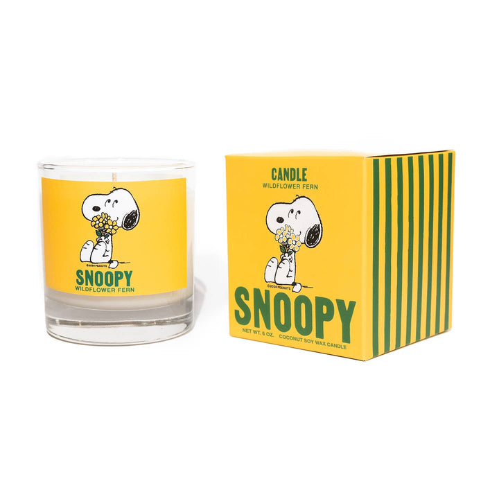 Peanuts Bouquet Snoopy Candle - Wildflower Fern – zillymonkey