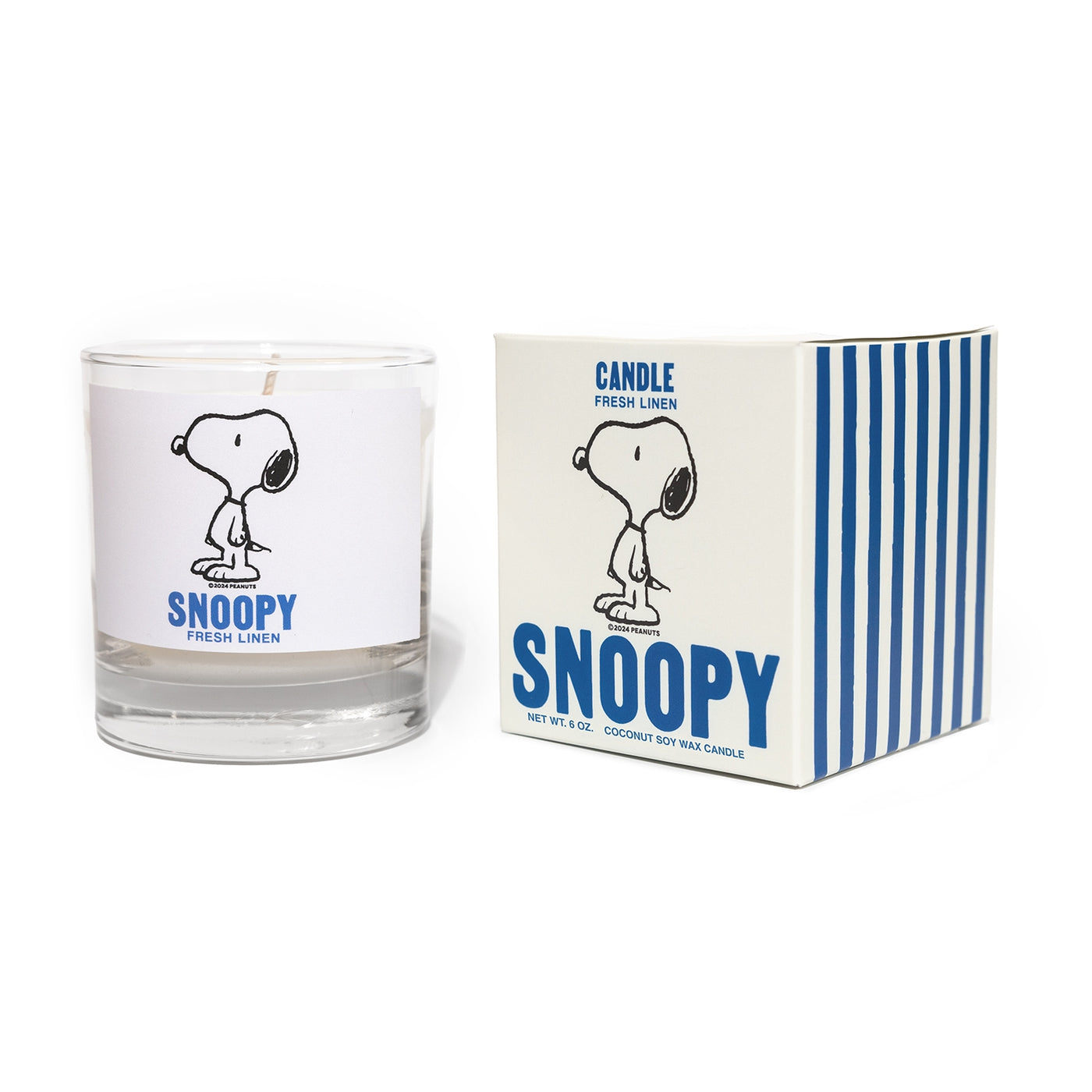 Peanuts Classic Snoopy Candle - Fresh Linen