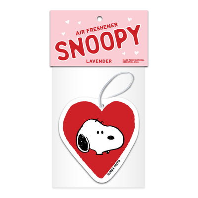 Peanuts Snoopy Valentine Heart Car Air Freshener