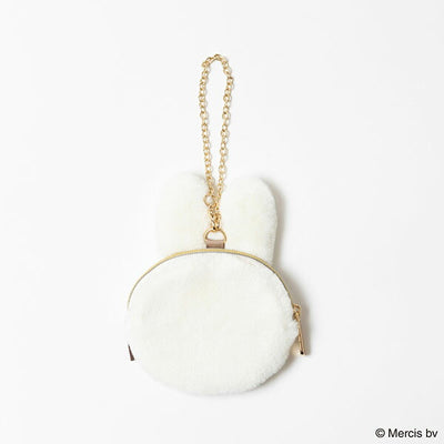 Miffy Soft Fluffy Fur Face Pouch