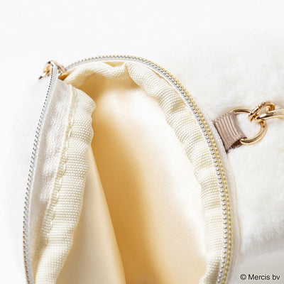 Miffy Soft Fluffy Fur Face Pouch