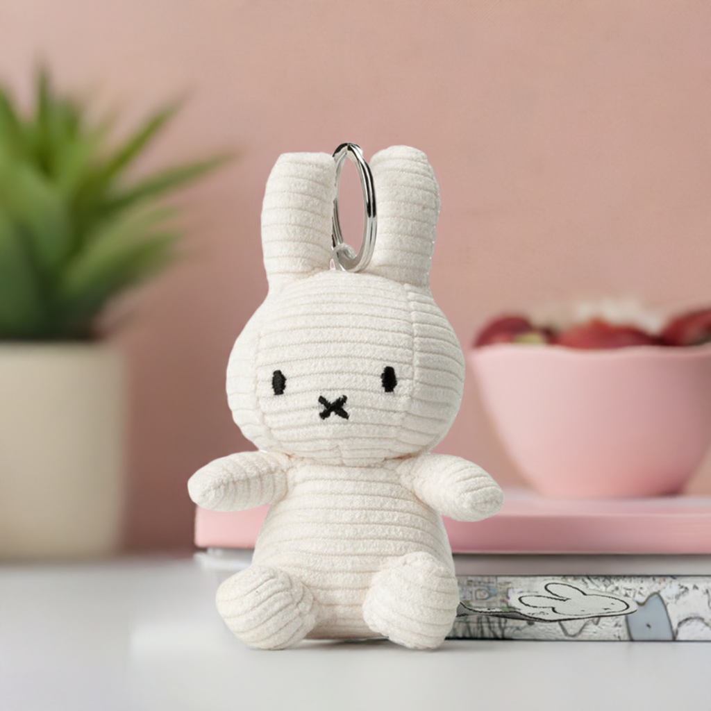 Miffy Keychain Corduroy Offwhite