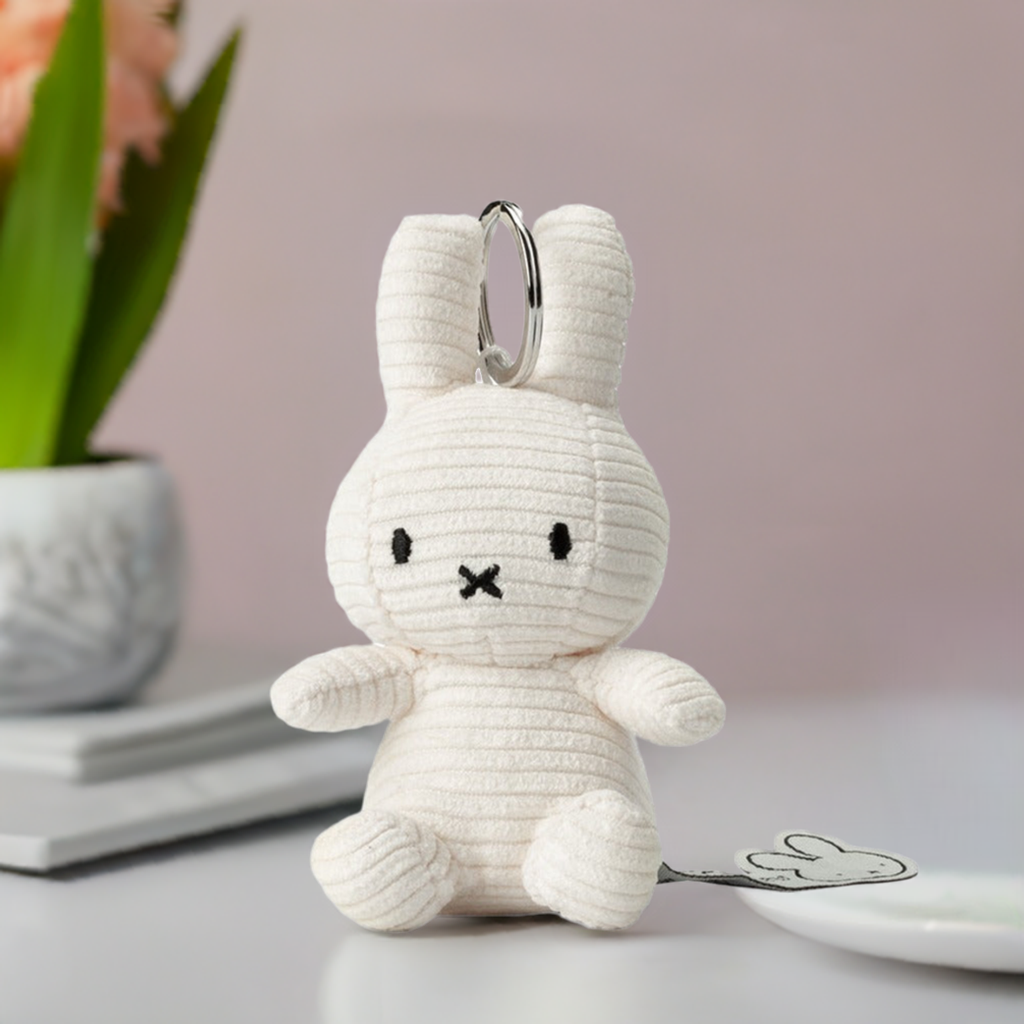 Miffy Keychain Corduroy Offwhite by Bon Ton Toys | zillymonkey